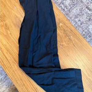 High-Rise Linen Trouser